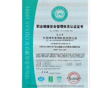 OHSAS 18001国际认证